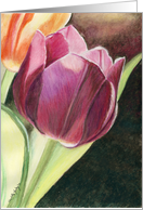 Tulips Art Birthday card
