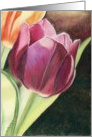 Tulips Art Birthday card