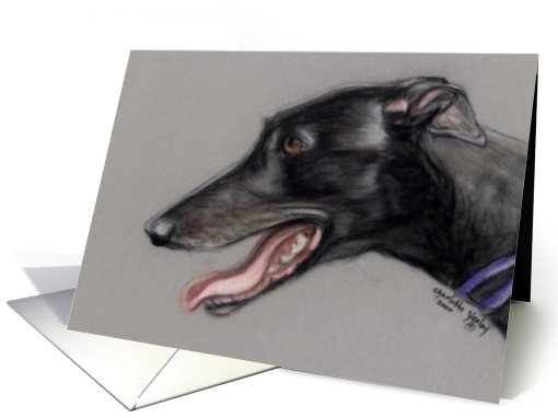 Greyhound Friendship card (592507)
