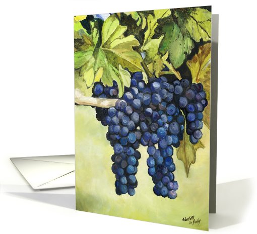 Grapes on the Vine card (732955)