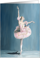 Ballerina Birthday card