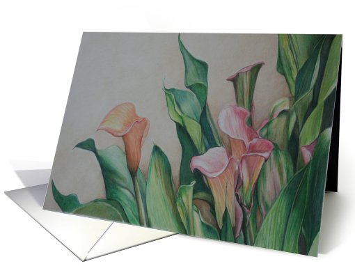 Calla Lily Thinking of You card (787889)