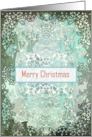 Merry Christmas zentangle inspired design card