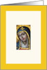 Sympathy, medieval madonna painting, photography card