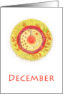 Born in December Happy Birthday card