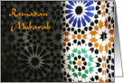 Ramadan Mubarak - Muslim holiday card