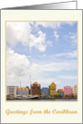 Greetings from the Caribbean, Curacao photography card