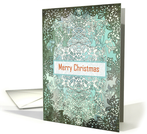 Merry Christmas zentangle inspired design card (1400140)