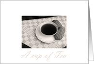 Cup of Tea - invitation card