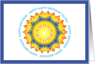 Happy Birthday Star card
