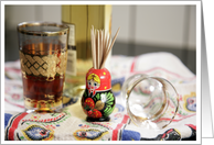 Invitation Russian Matryoshka party card