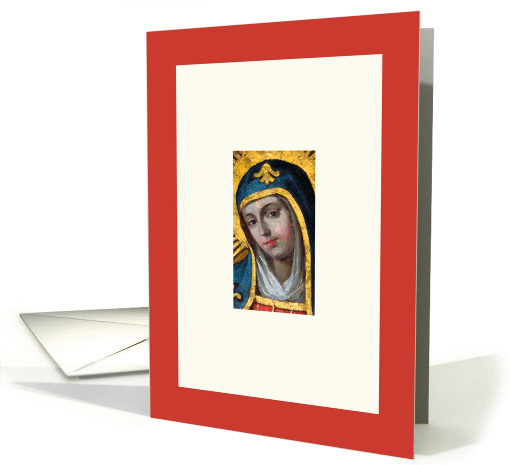 Holidays Merry Christmas Mary card (716047)