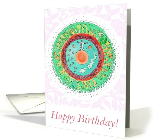 Happy Birthday Mandala card (757320)