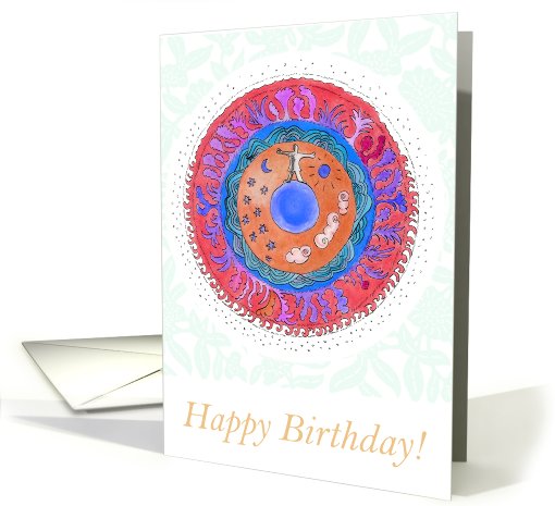 Happy Birthday Mandala card (757323)