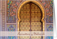 Ramadan Mubarak - Muslim holiday card