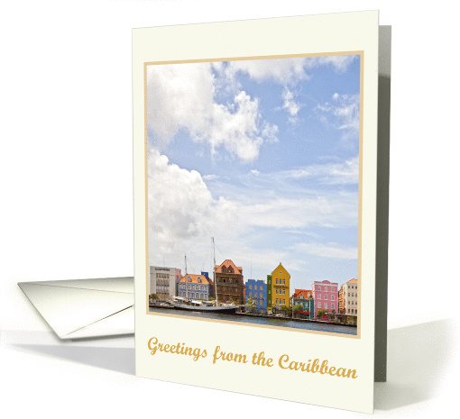 Greetings from the Caribbean, Curacao photography card (850641)