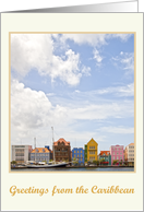 Greetings from the Caribbean, Curacao photography card