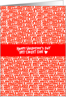 million happy valentine’s day card