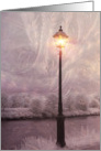 Infrared Lamp Winter Scene card
