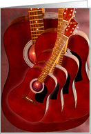 Cherry Love Guitar card