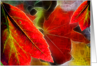 Vibrant Fall card