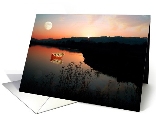 Autumn Sunset card (464377)