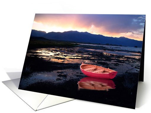 Sunset Reflections card (466735)