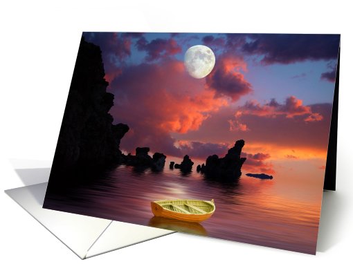 Solitary Beauty card (466737)