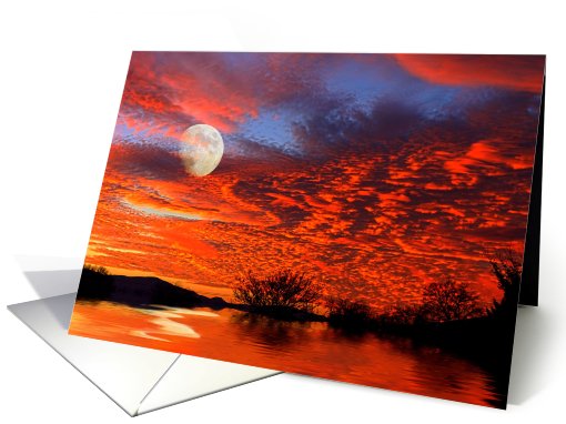 Red Sky Night card (501537)