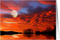 Red Sky Night card