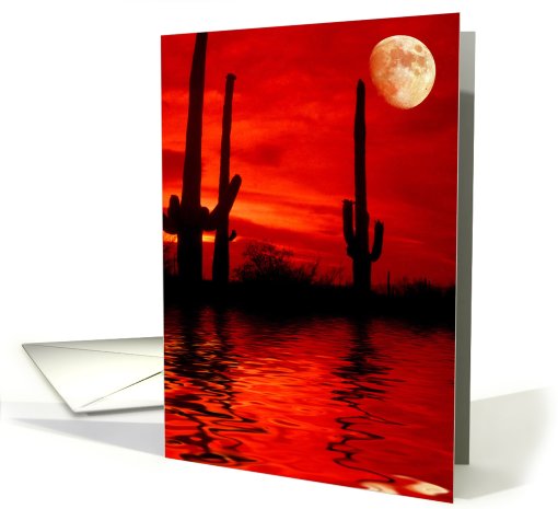 Saguaro Sunset card (501539)
