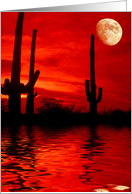 Saguaro Sunset card