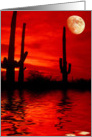 Saguaro Sunset card