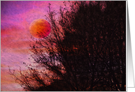 Textured Twilight card