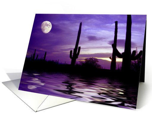 Saguaro Reflections card (501550)