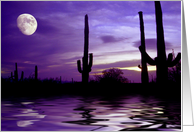 Saguaro Reflections card
