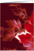 Infrared Leaves card