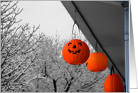 Frozen Halloween Smile card
