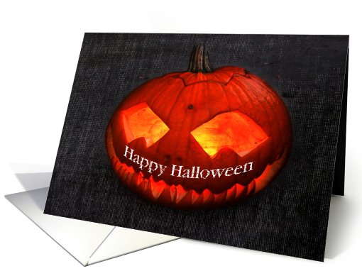 Toothy Smiling Pumpkin card (521184)