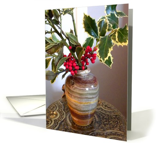Holly Berries card (540205)
