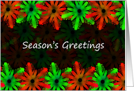 Season’s Greetings - Red/Green card