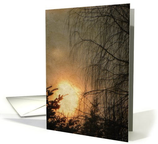 Sunset In Texture card (543351)