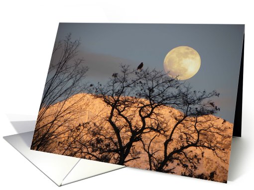 The Wolf Moon Rising card (560497)