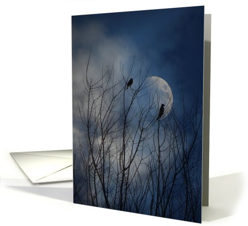 Misty Blue Moonrise card (645419)