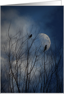 Misty Blue Moonrise card