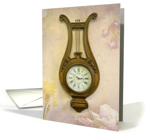 The Iris Clock card (683384)