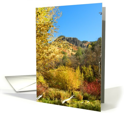 Canyon Fall Colors card (710496)