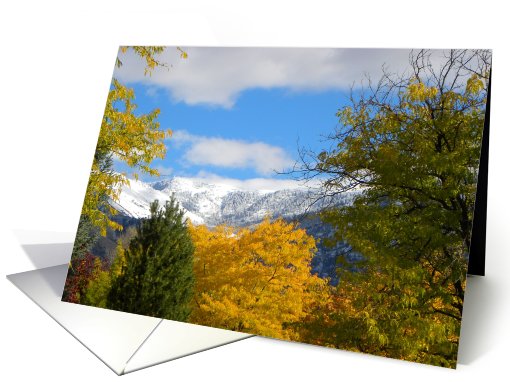 First Fall Snow card (713715)