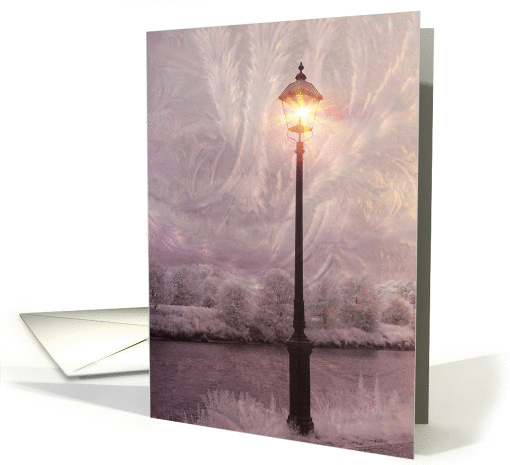 Infrared Lamp Winter Scene card (888491)