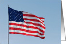 American Flag Pole card
